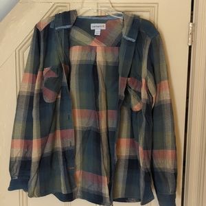 Carhartt button up flannel